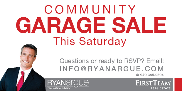 Ryan Argue Garage Sale Banner | Sarah McDonald