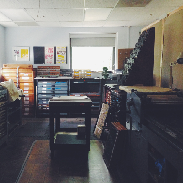 Bradley University Letterpress Studio | Sarah McDonald