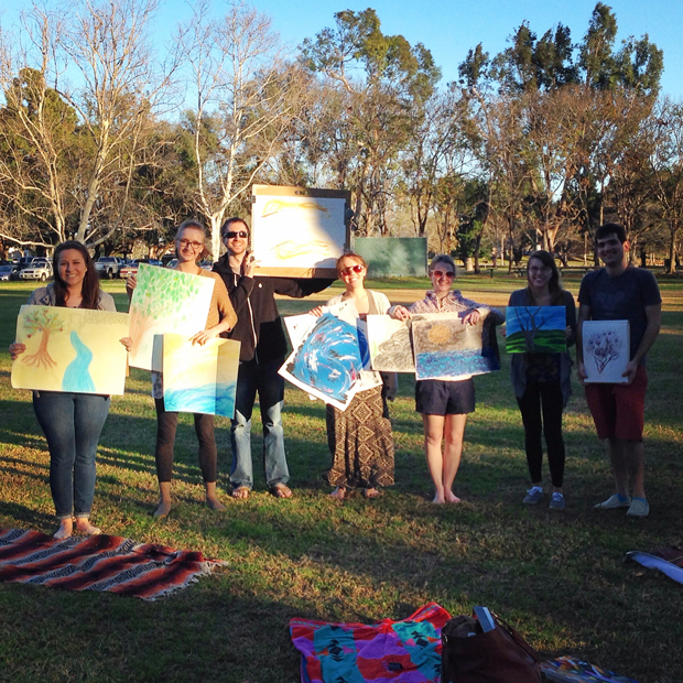 Life group painting in the park | Sarah McDonald